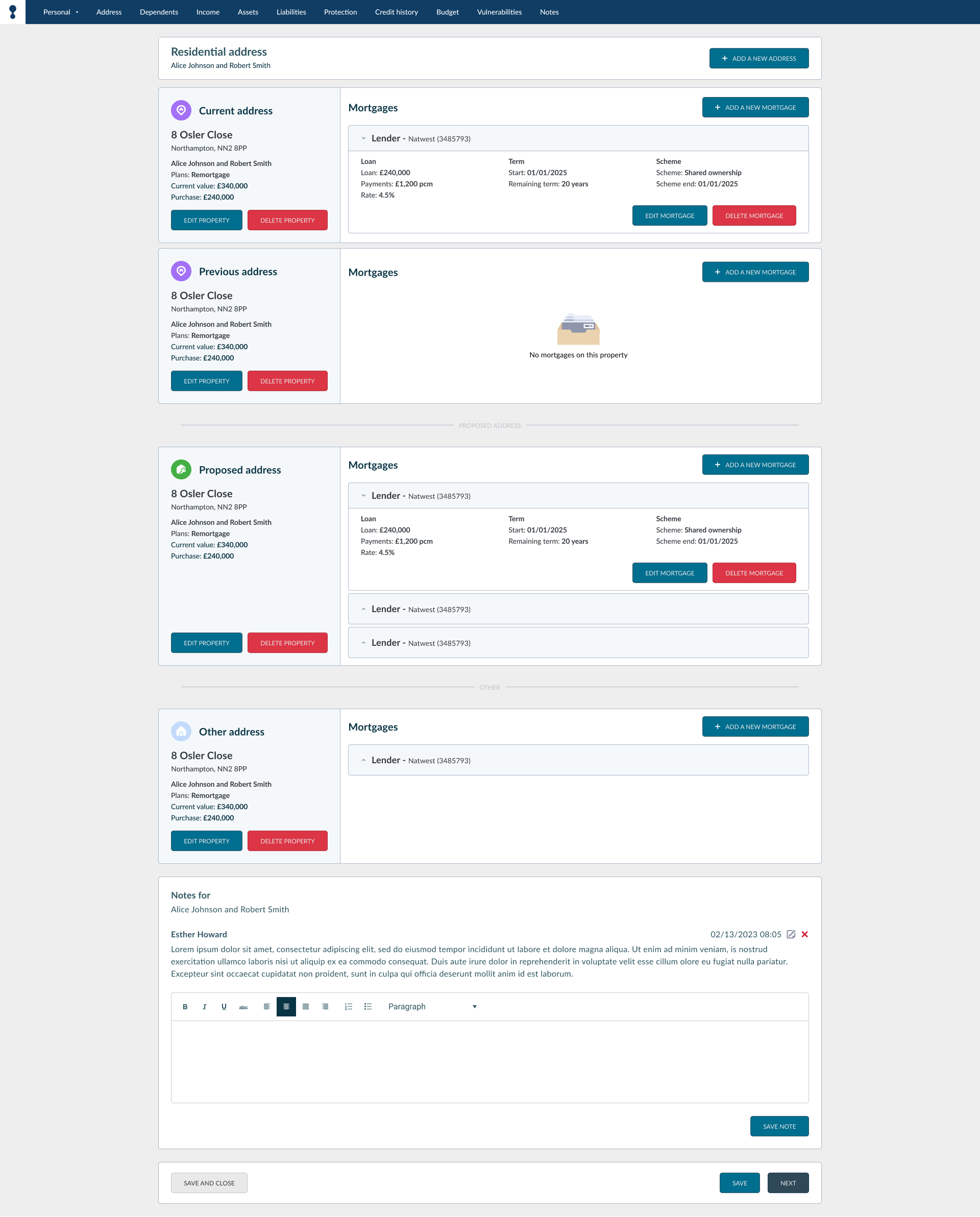 Final v3 Address Hub