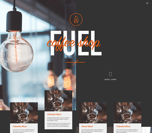 Fuel Coffee Homepage
