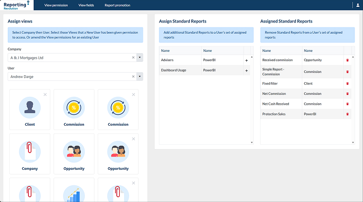 Settings and Permissions Matrix